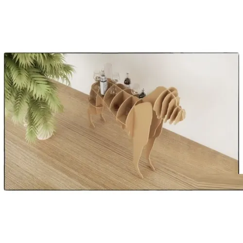  Modello vettoriale per mensola per cane Boxer per taglio laser (SVG, DXF, AI)