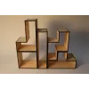  Tetris-hylder laserskåret vektorfil til CNC og laserskærere