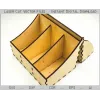  الگوی برش لیزری جعبه چای و سازمان دهنده