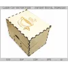  الگوی برش لیزری جعبه چای و سازمان دهنده