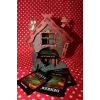  Baba Yaga Theehuis Lasergesneden Vectorbestand